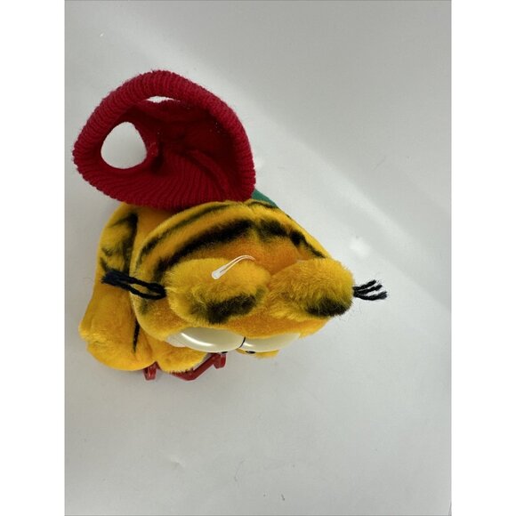 Dakin Garfield Takes The Mountain Vintage Stuffed Plush Sleigh Sled Winter Cat - Picture 7 of 14